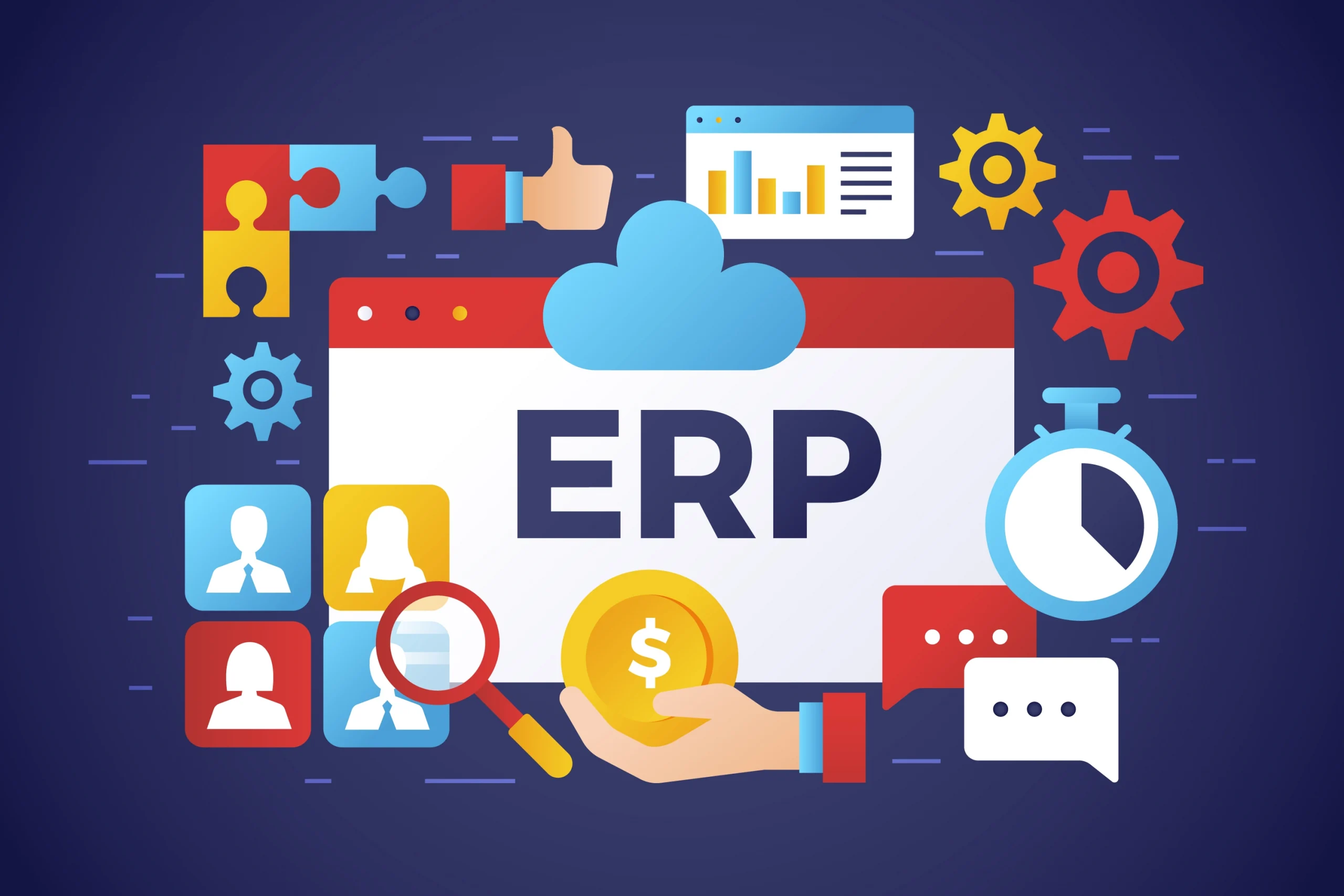 Enterprise Resource Planning (ERP) graphic