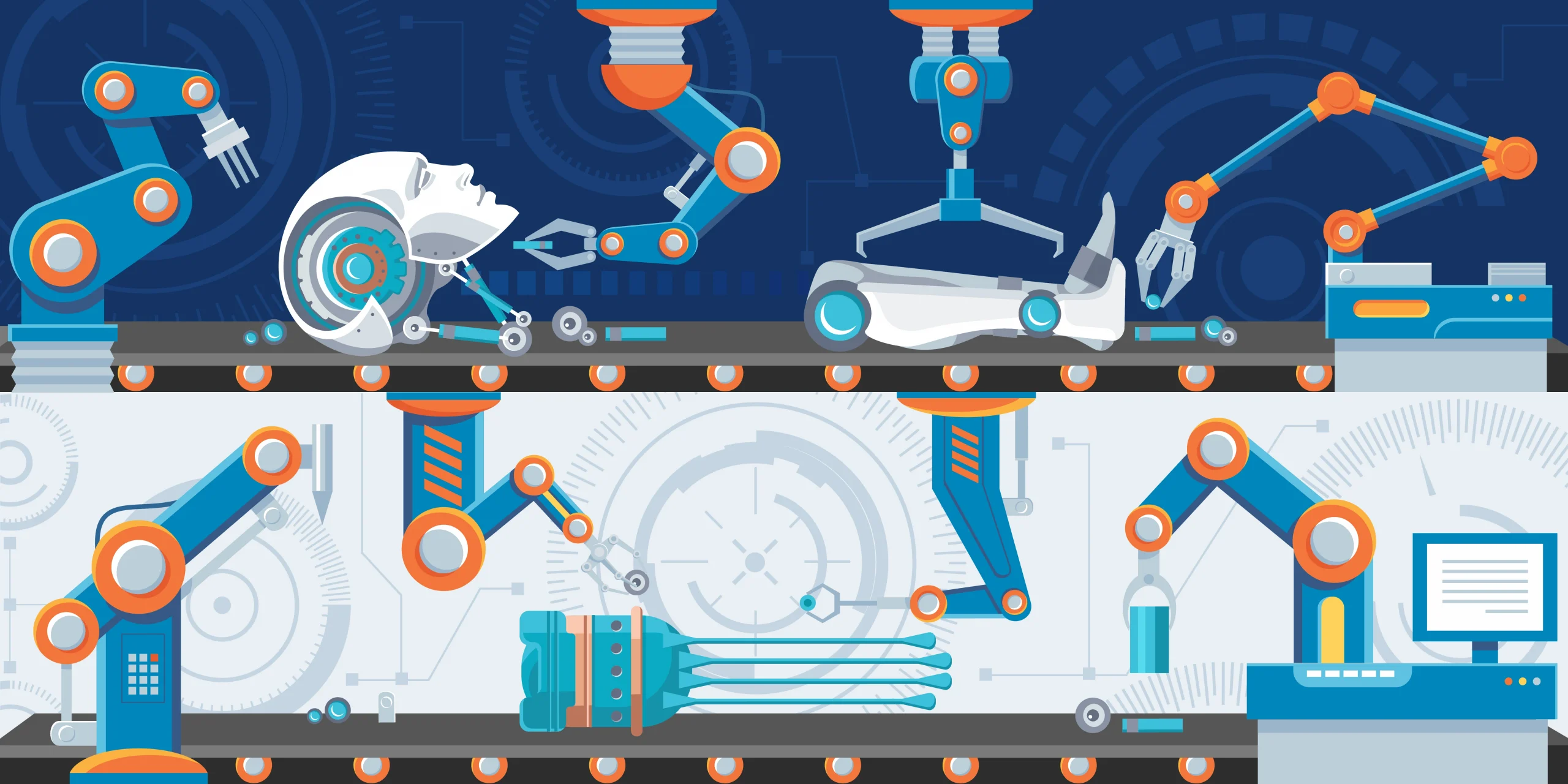 Robotika Manufaktur Solusi Teknologi Tingkatkan Produksi graphic