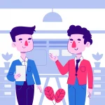 Etika dan Profesionalisme dua orang pekerja image graphic Etika dan Profesionalisme dua orang pekerja image graphic