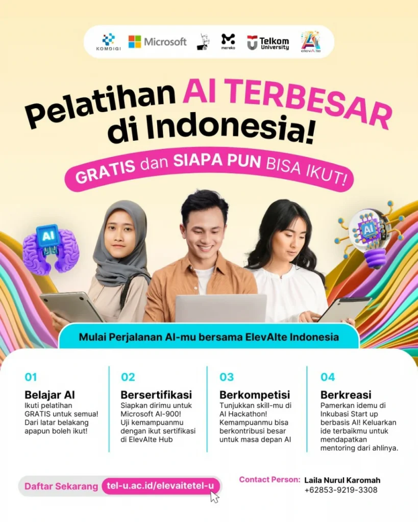 Pelatihan AI Terbesar di Indonesia Pelatihan AI Terbesar di Indonesia