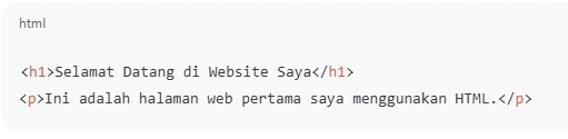 Apa Itu HTML? Apa Itu HTML?