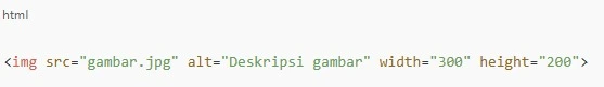 Gambar HTML Gambar HTML