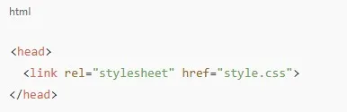 External CSS External CSS