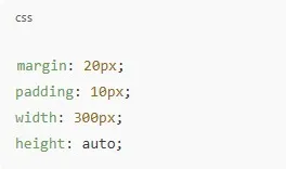 Spasi dan Ukuran CSS Spasi dan Ukuran CSS