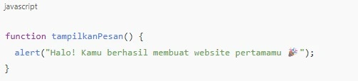 Tambahkan Interaktivitas dengan JavaScript Tambahkan Interaktivitas dengan JavaScript