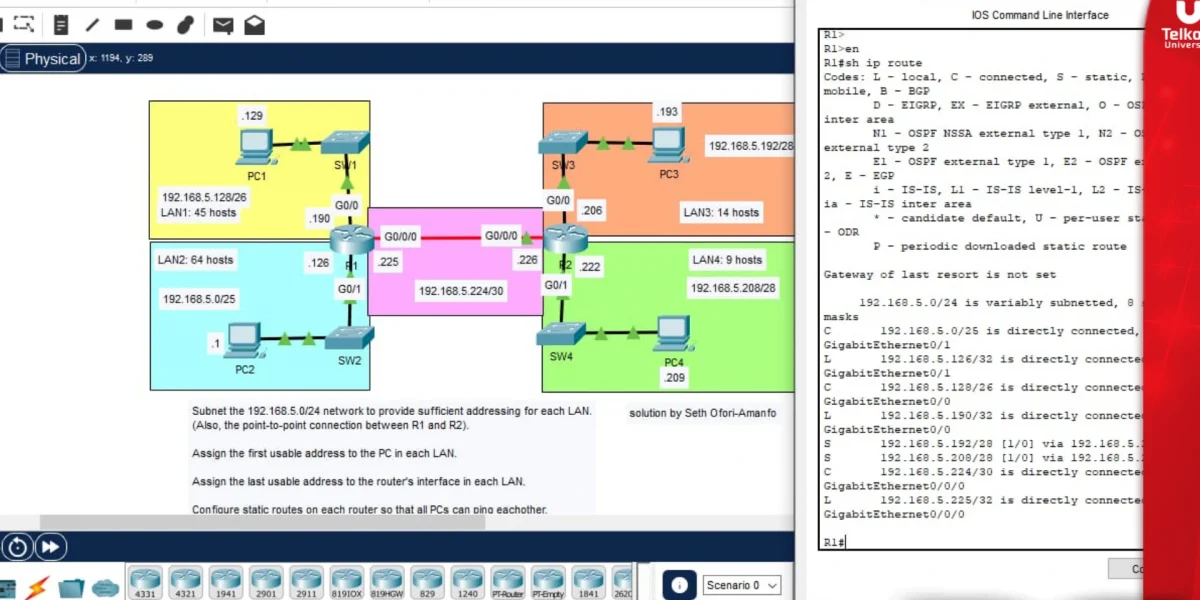 Cara Menghitung Subnetting dan VLSM dengan Mudah