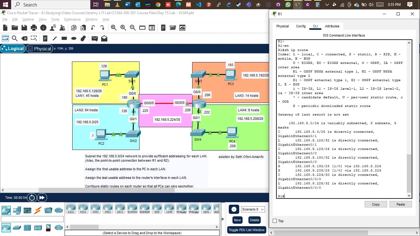 Subnetting dan VLSM Subnetting dan VLSM