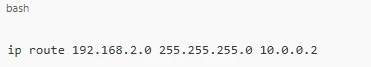 Static Routing Contoh Konfigurasi