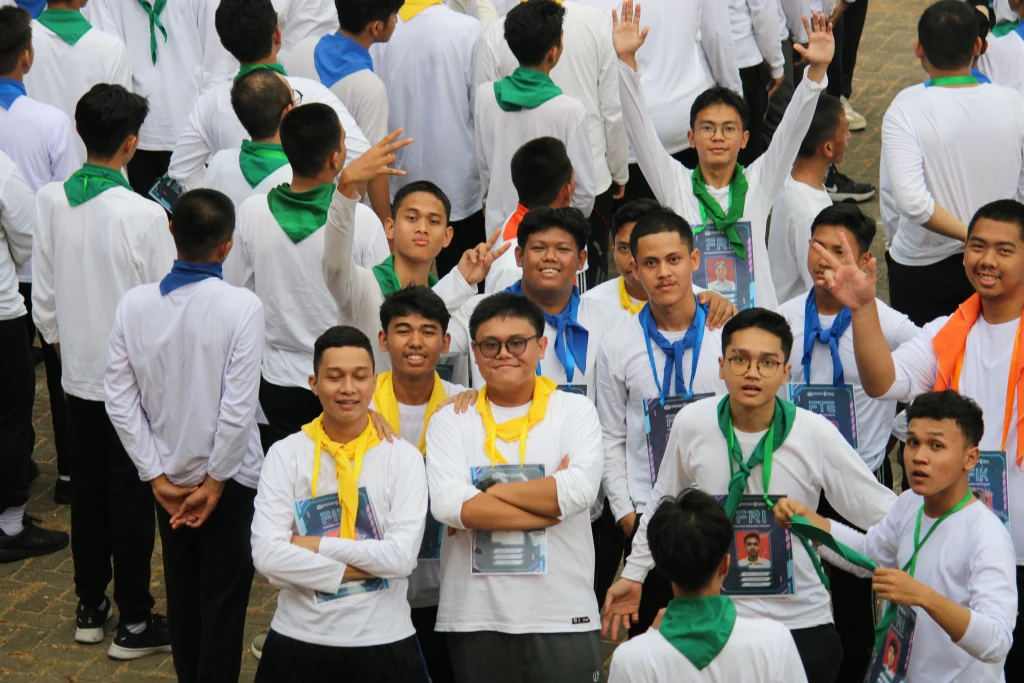 Keceriaan Peserta PKKMB Keceriaan Peserta PKKMB