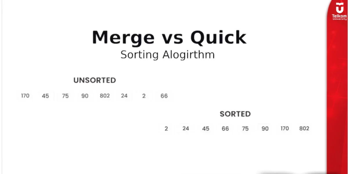 Sorting Lanjutan, Merge Sort, Quick Sort