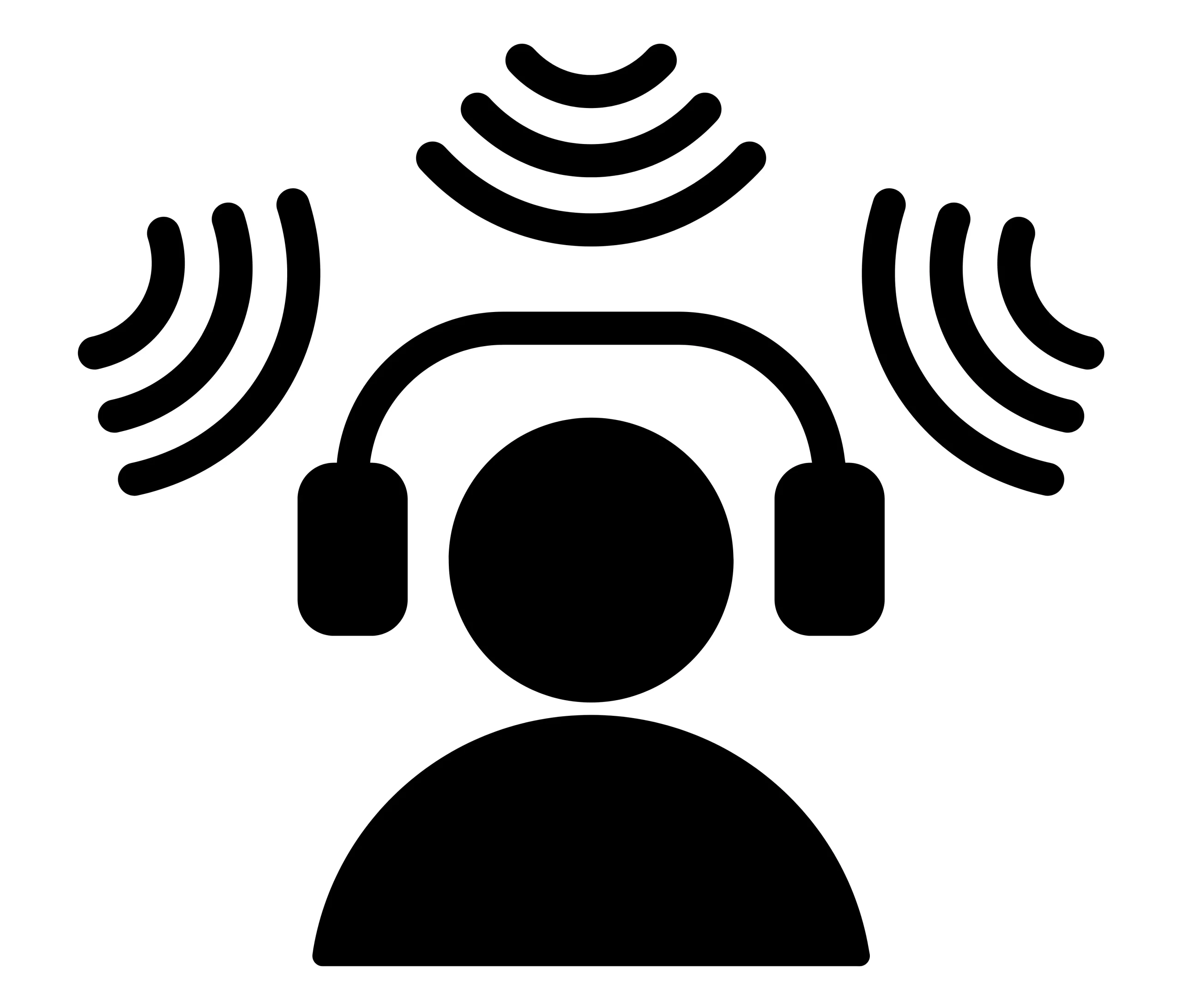 Ikon ini melambangkan spatial audio, pengalaman mendengarkan imersif, komunikasi nirkabel, atau teknologi berbasis suara. Ikon ini melambangkan spatial audio, pengalaman mendengarkan imersif, komunikasi nirkabel, atau teknologi berbasis suara.