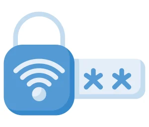 Vektor grafik datar menggambarkan keamanan WPA3 untuk Wi-Fi 7 Vektor grafik datar menggambarkan keamanan WPA3 untuk Wi-Fi 7