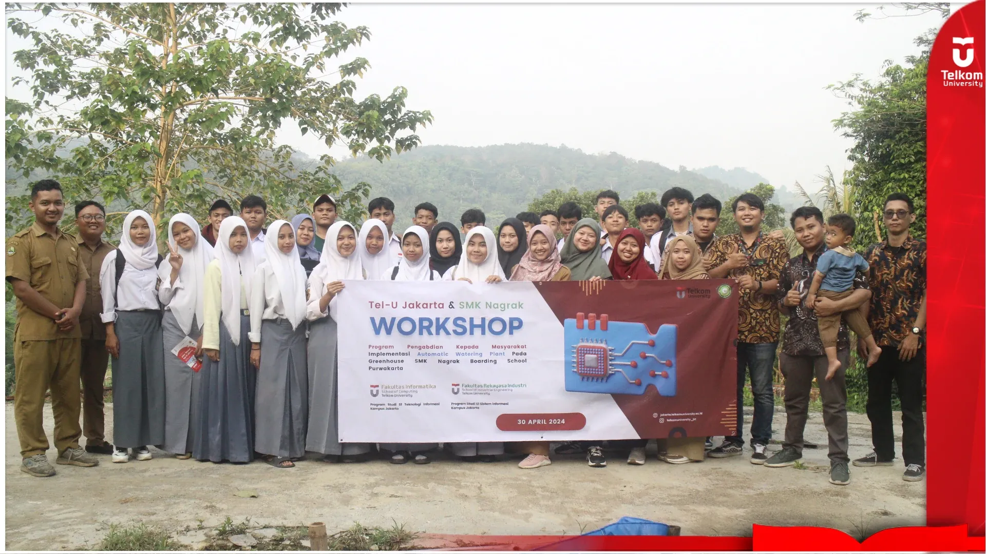 Pengabdian Masyarakat di SMK Nagrak Boarding School Purwakarta