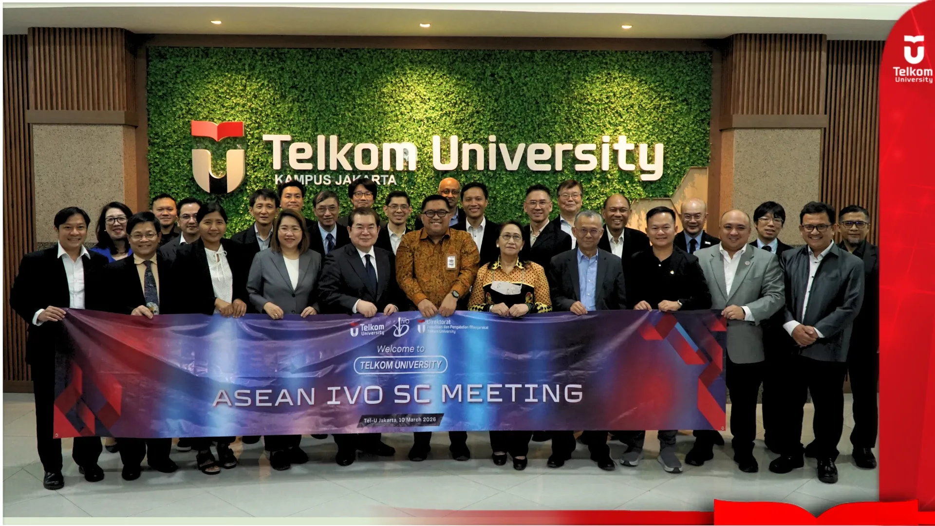 Telkom University menjadi Tuan Rumah Kegiatan ASEAN IVO SC Meeting 2026