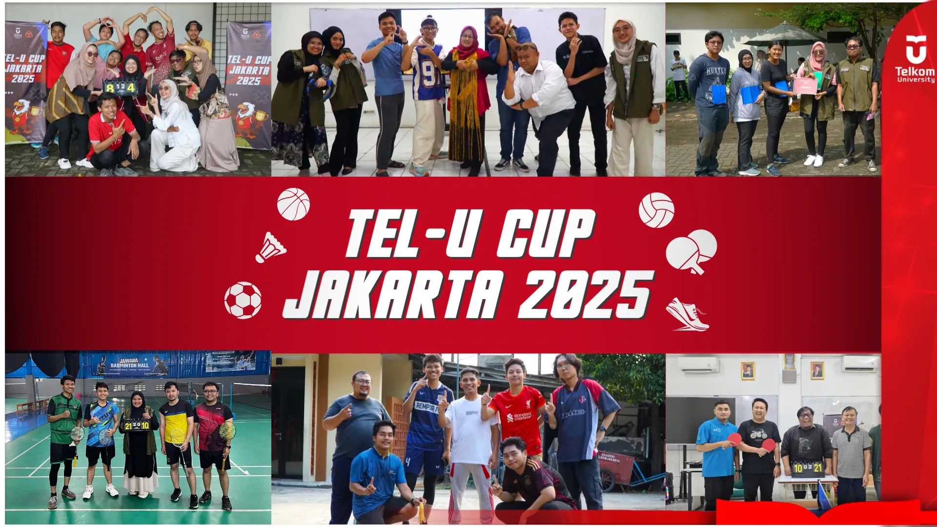 Tel-U Cup Jakarta 2025: Ajang Olahraga Seru Antar Pegawai
